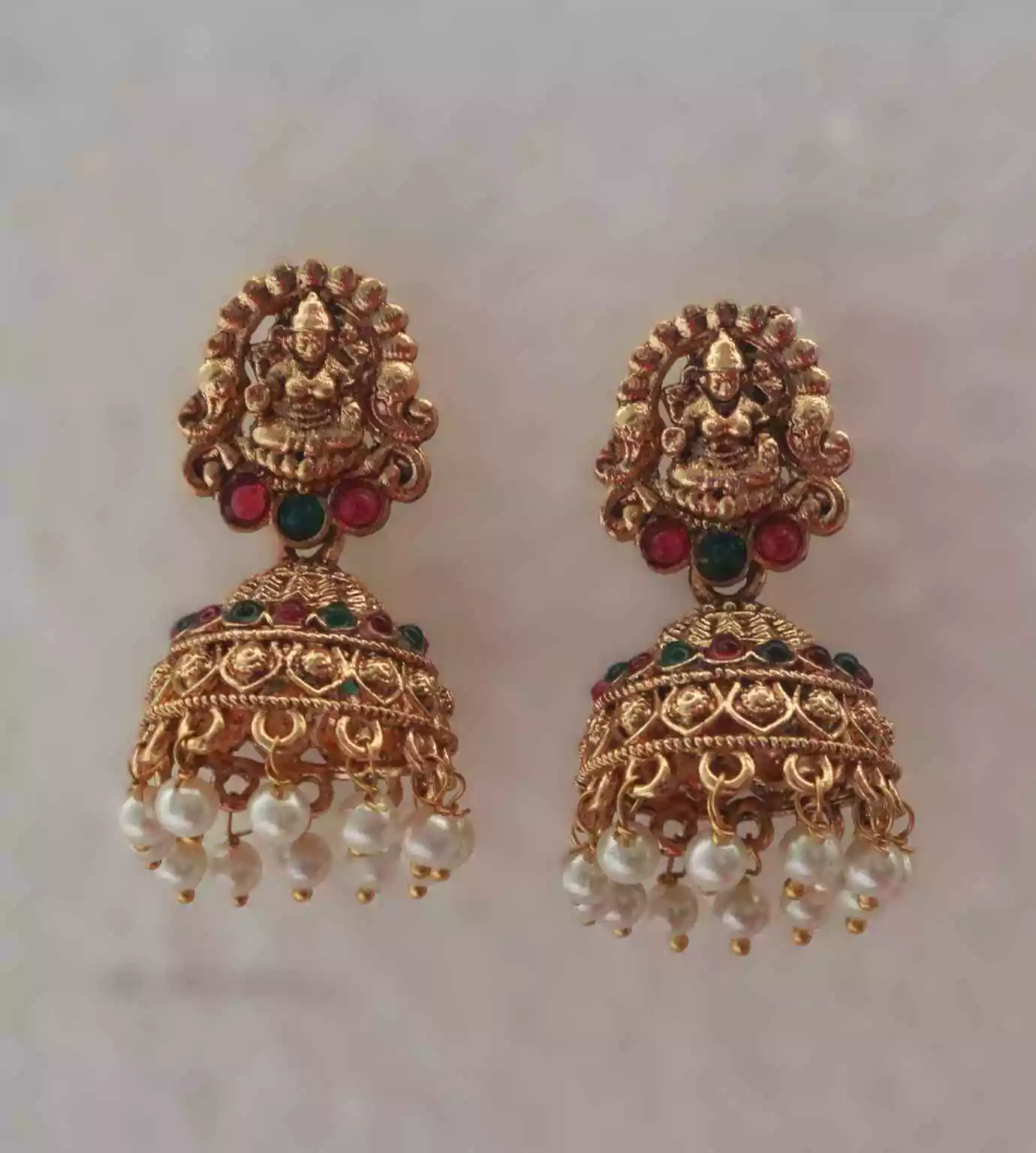 Aadira Ruby Temple Haram Set