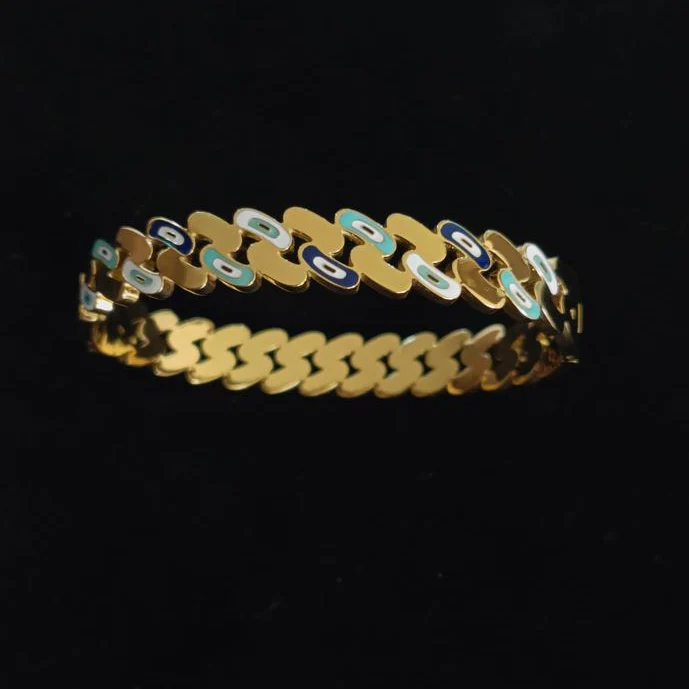 Rosegold Evil Eye bracelet